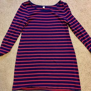 Old Navy long sleeve striped t-shirt dress